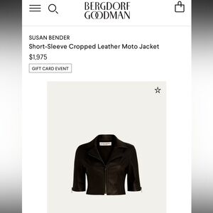 Black Leather‎ Moto Jacket